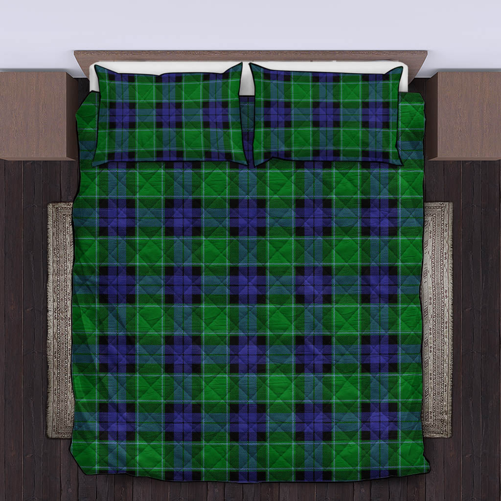 Monteith Tartan Quilt Bed Set King - Tartan Vibes Clothing