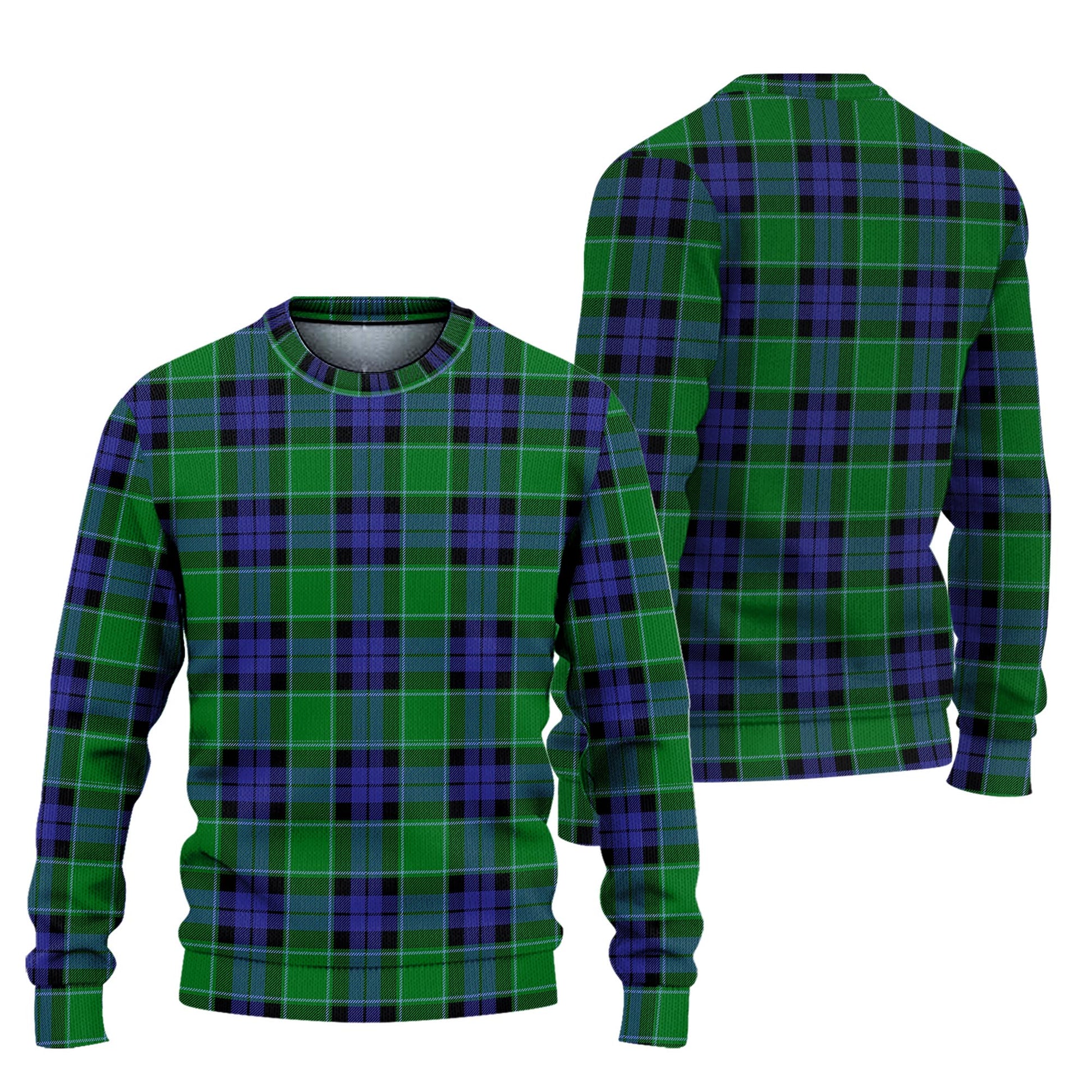 Monteith Tartan Knitted Sweater Unisex - Tartanvibesclothing