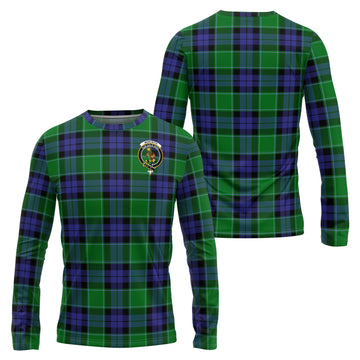 Monteith Tartan Long Sleeve T-Shirt with Family Crest