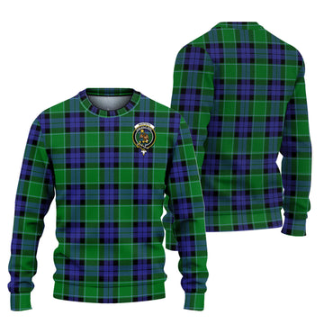 Monteith Tartan Ugly Sweater with Family Crest