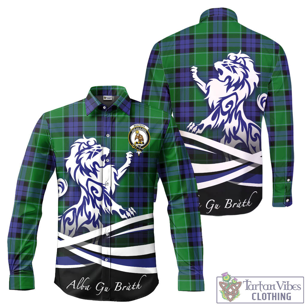 monteith-tartan-long-sleeve-button-up-shirt-with-alba-gu-brath-regal-lion-emblem