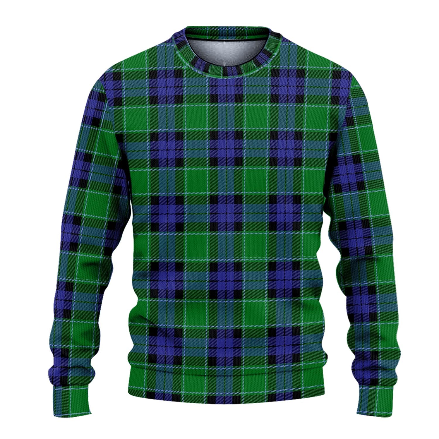 Monteith Tartan Knitted Sweater - Tartanvibesclothing