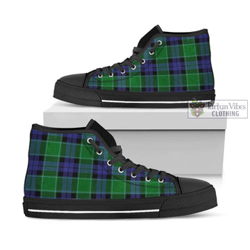 Monteith Tartan High Top Shoes - Tartan Vibes Clothing