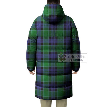 Monteith Tartan Long Down Jacket