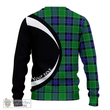 Monteith Tartan Ugly Sweater with Family Crest Circle Style