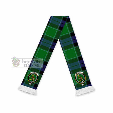 Monteith Tartan Ruffneck Scarf with Family Crest - Tartan Vibes Clothing