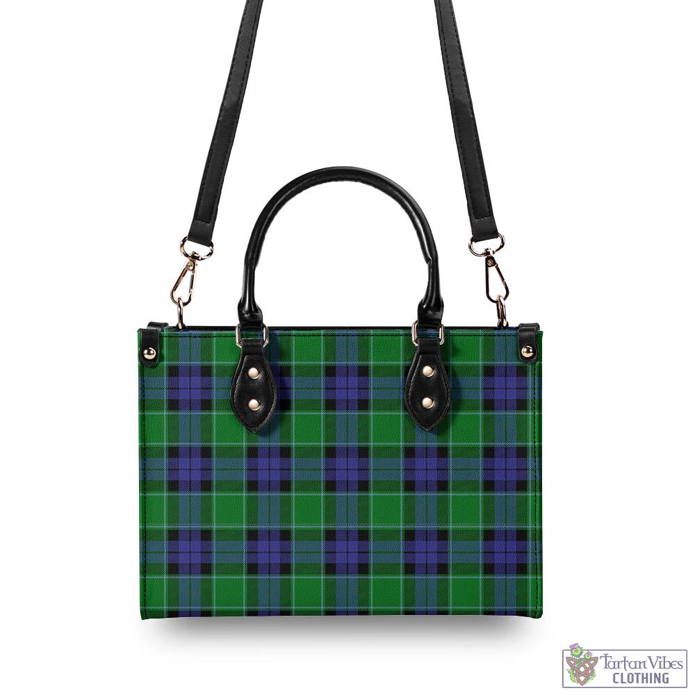 Tartan Vibes Clothing Monteith Tartan Luxury Leather Handbags