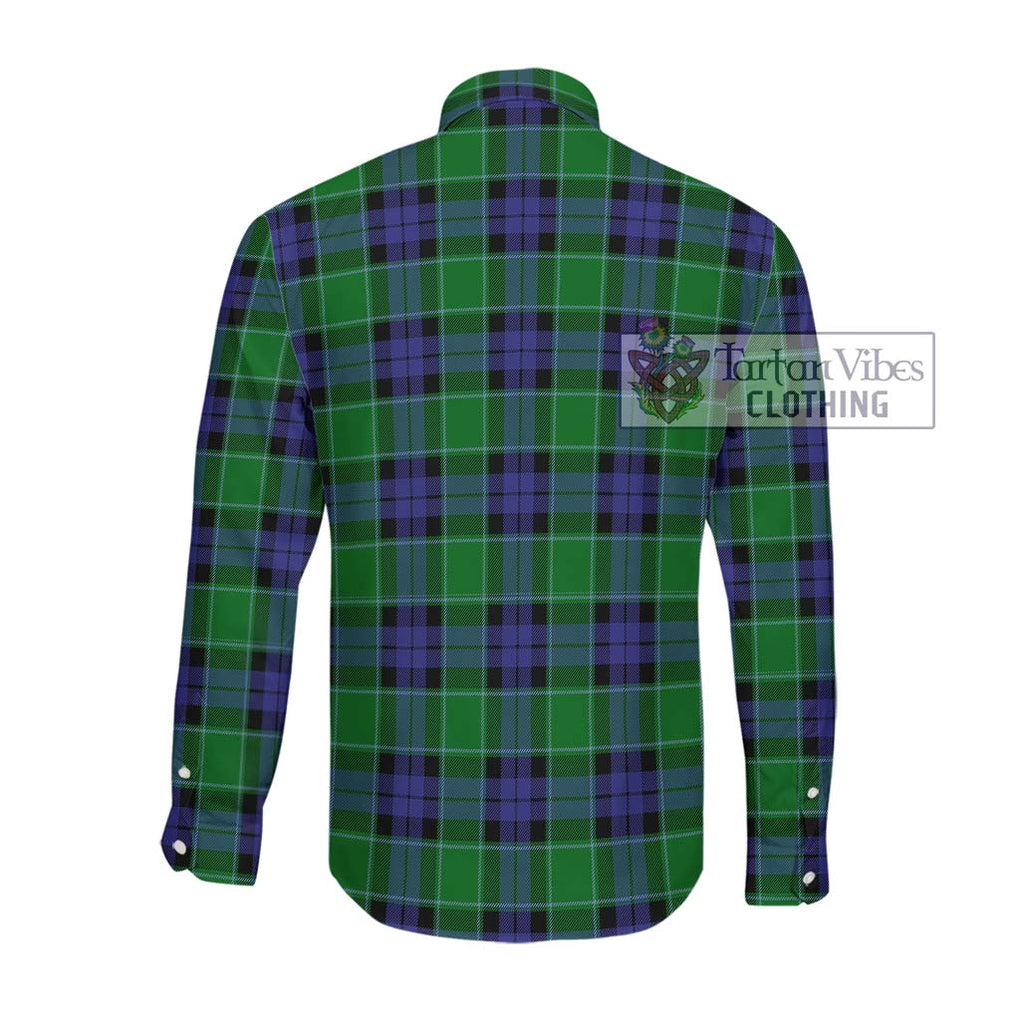 Monteith Tartan Long Sleeve Button Shirt with Family Crest DNA In Me Style - Tartanvibesclothing Shop