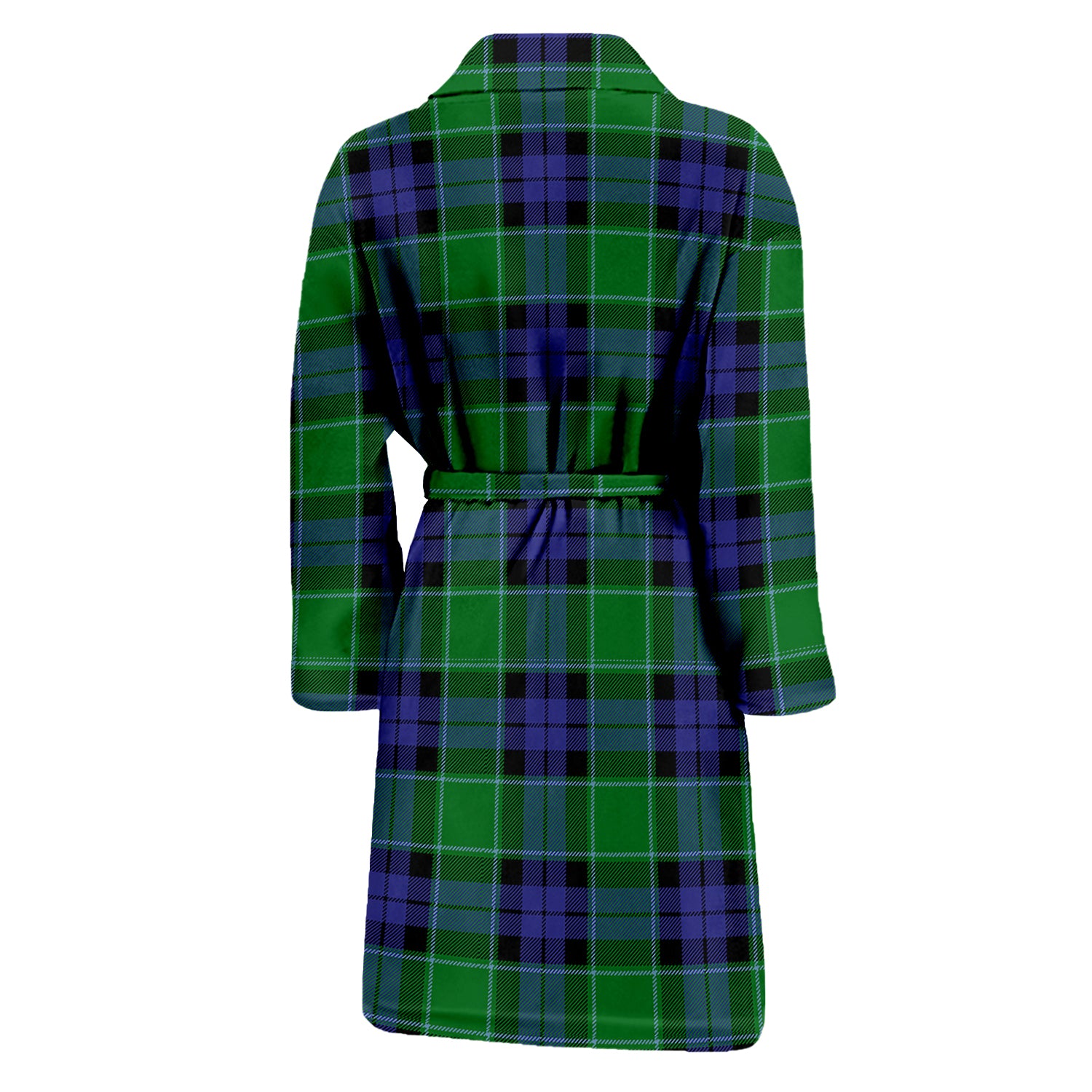 Monteith Tartan Bathrobe with Family Crest - Tartan Vibes Clothing