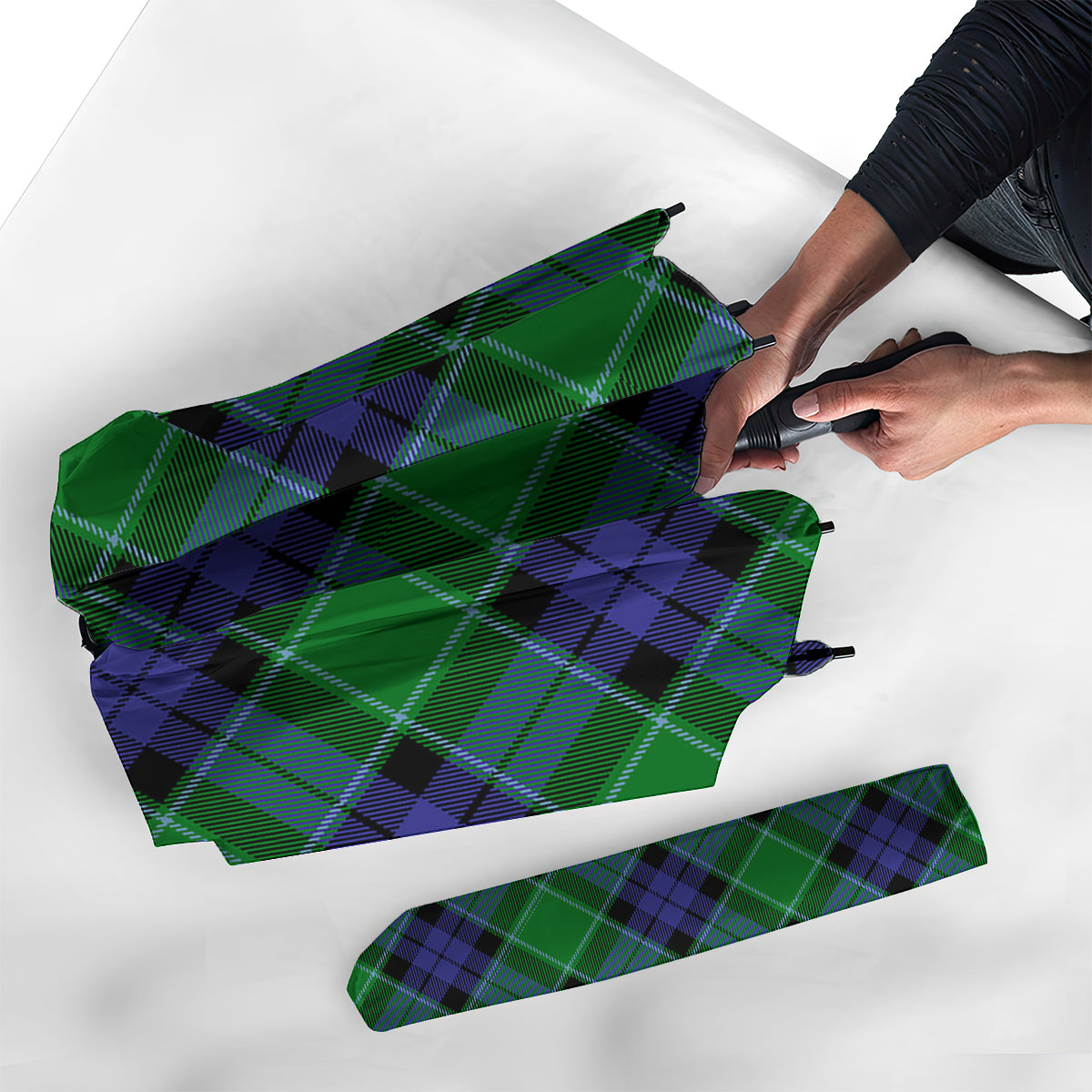 Monteith Tartan Umbrella - Tartanvibesclothing