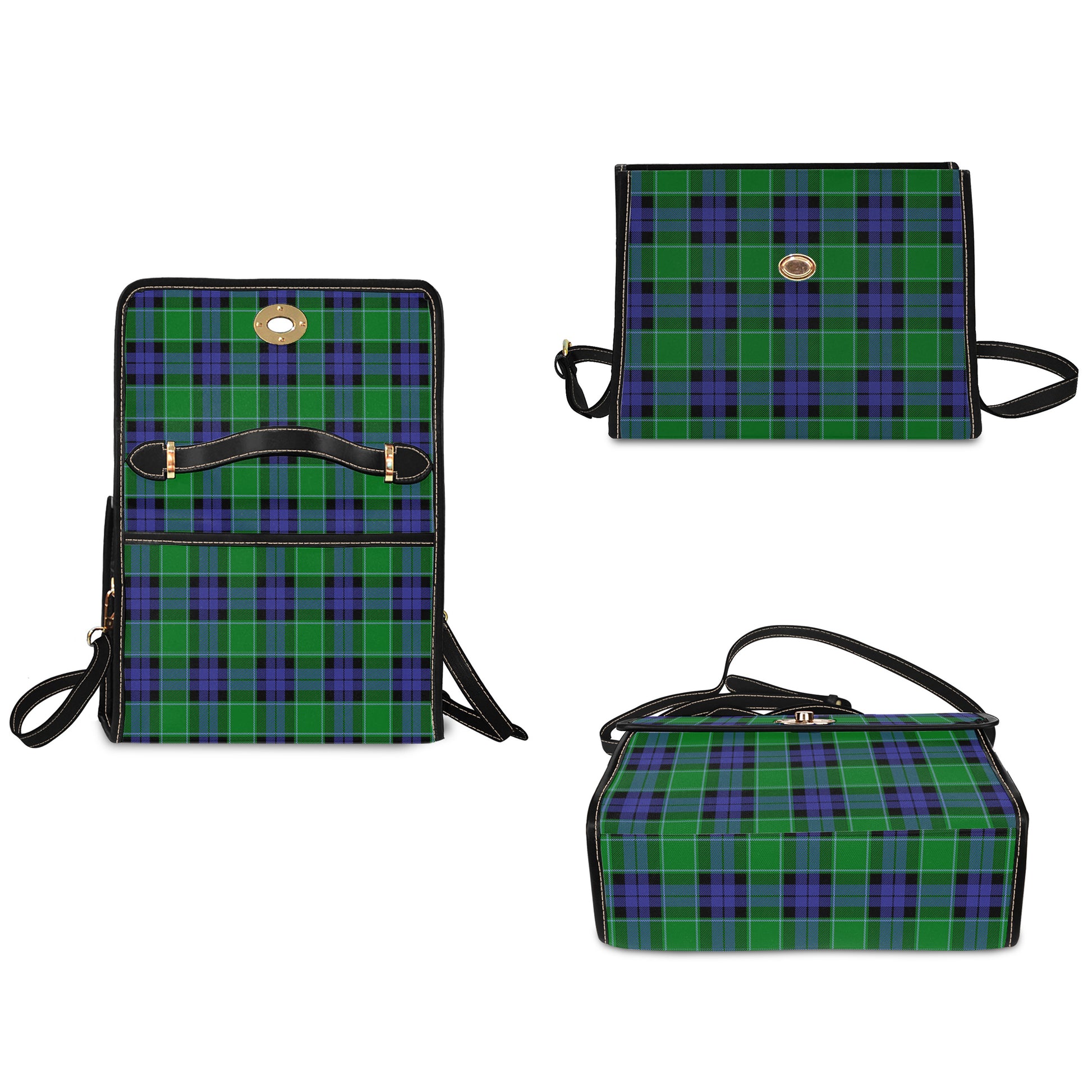 monteith-tartan-leather-strap-waterproof-canvas-bag