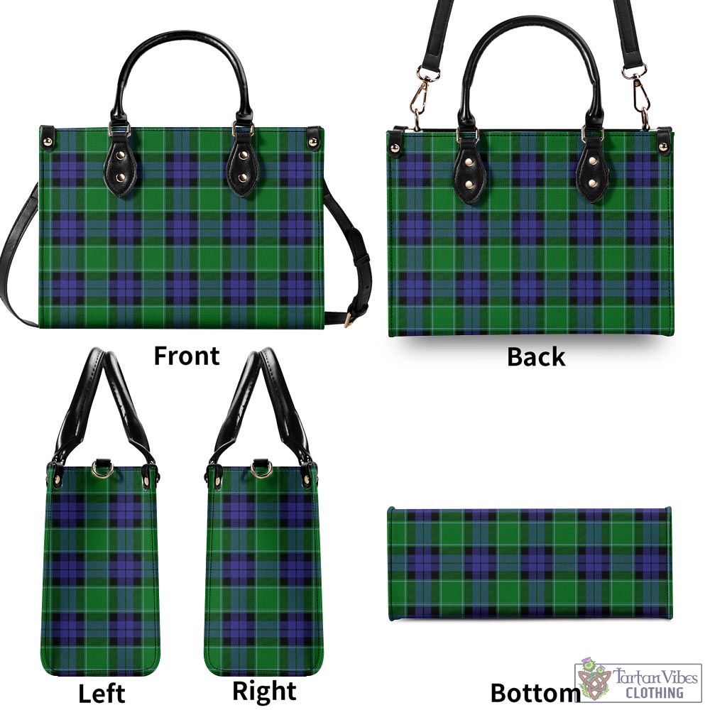 Tartan Vibes Clothing Monteith Tartan Luxury Leather Handbags