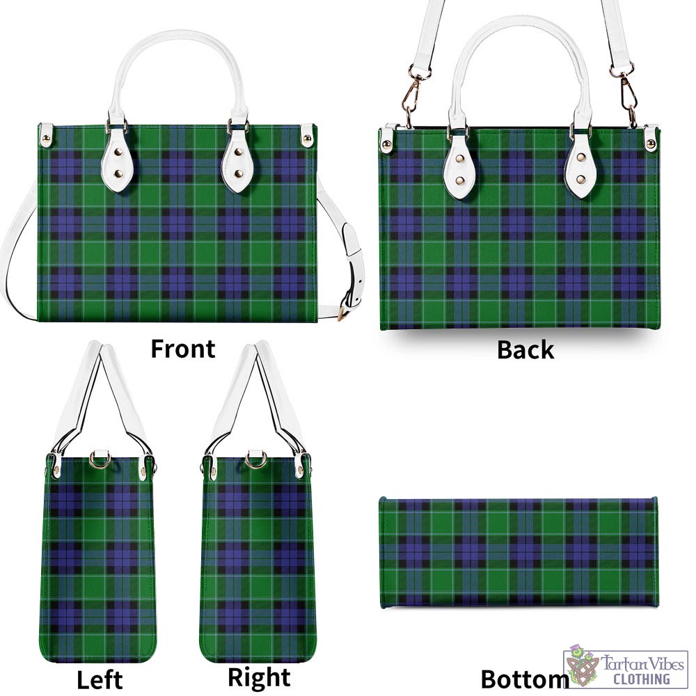 Tartan Vibes Clothing Monteith Tartan Luxury Leather Handbags