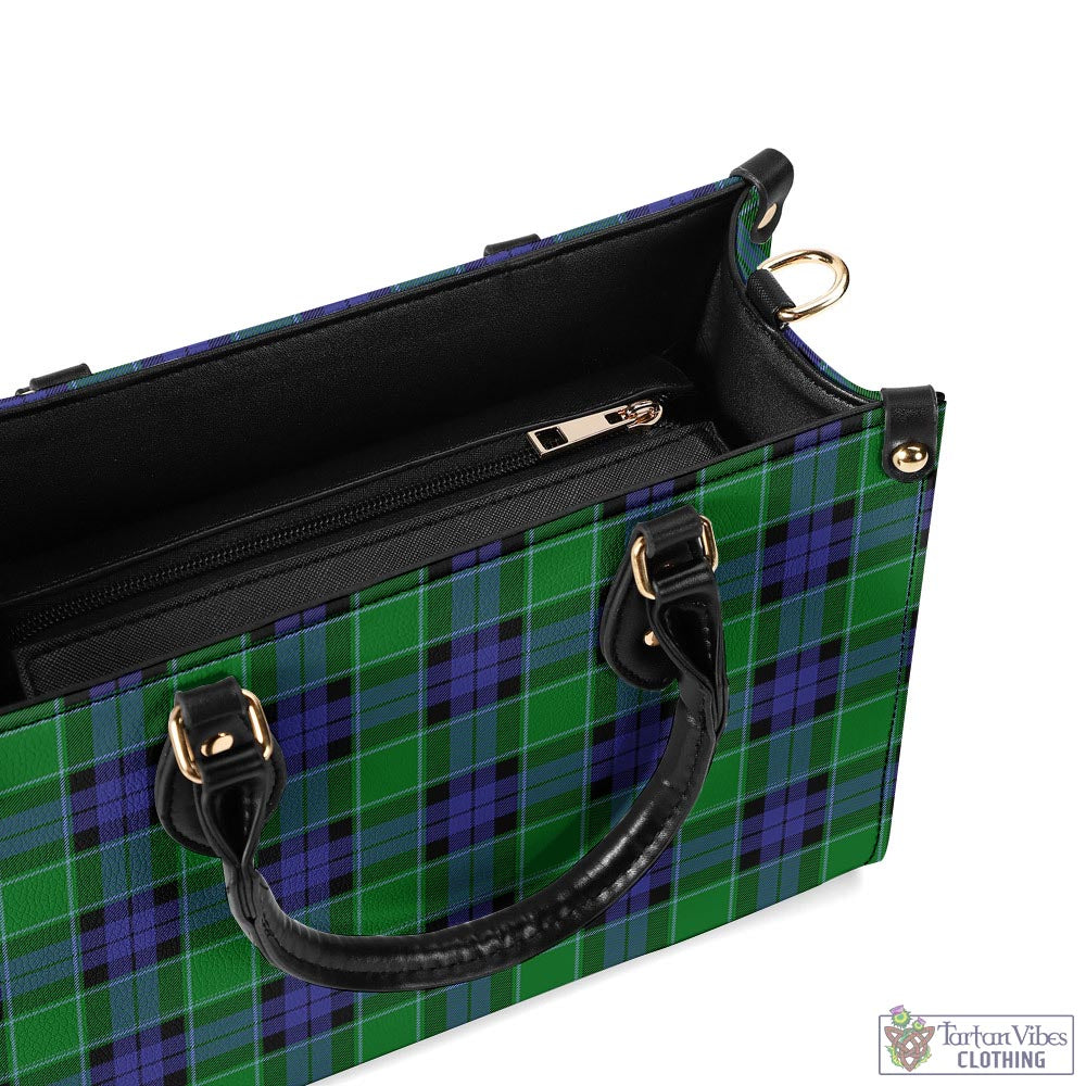 Tartan Vibes Clothing Monteith Tartan Luxury Leather Handbags