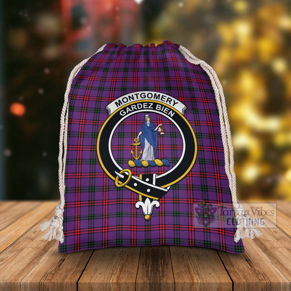 Tartan Vibes Clothing Montgomery Tartan Christmas Santa's Bag with Family Crest