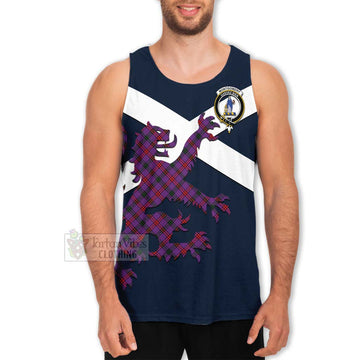 Montgomery Tartan Lion Rampant Men's Tank Top  Proudly Display Your Heritage with Alba Gu Brath and Clan Name