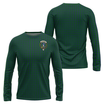 Montgomery Tartan Long Sleeve T-Shirt with Family Crest