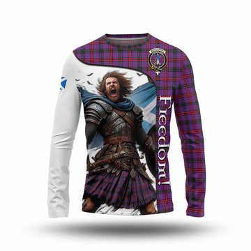 Montgomery Crest Tartan Long Sleeve T-Shirt Inspired by the Freedom of Scottish Warrior