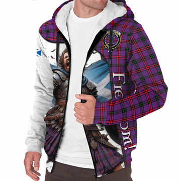 Montgomery Crest Tartan Sherpa Hoodie Inspired by the Freedom of Scottish Warrior