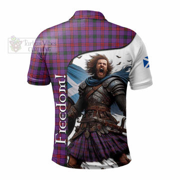 Montgomery Crest Tartan Polo Shirt Inspired by the Freedom of Scottish Warrior