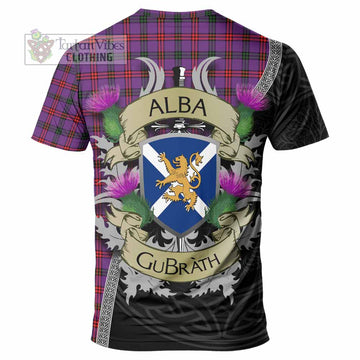 Montgomery Tartan Family Crest T-Shirt Lion Rampant Royal Thistle Shield Celtic Inspired - Tartan Vibes Clothing
