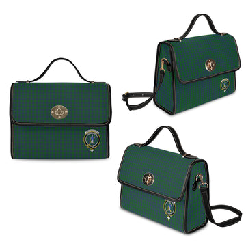 Montgomery Tartan Waterproof Canvas Bag with Family Crest