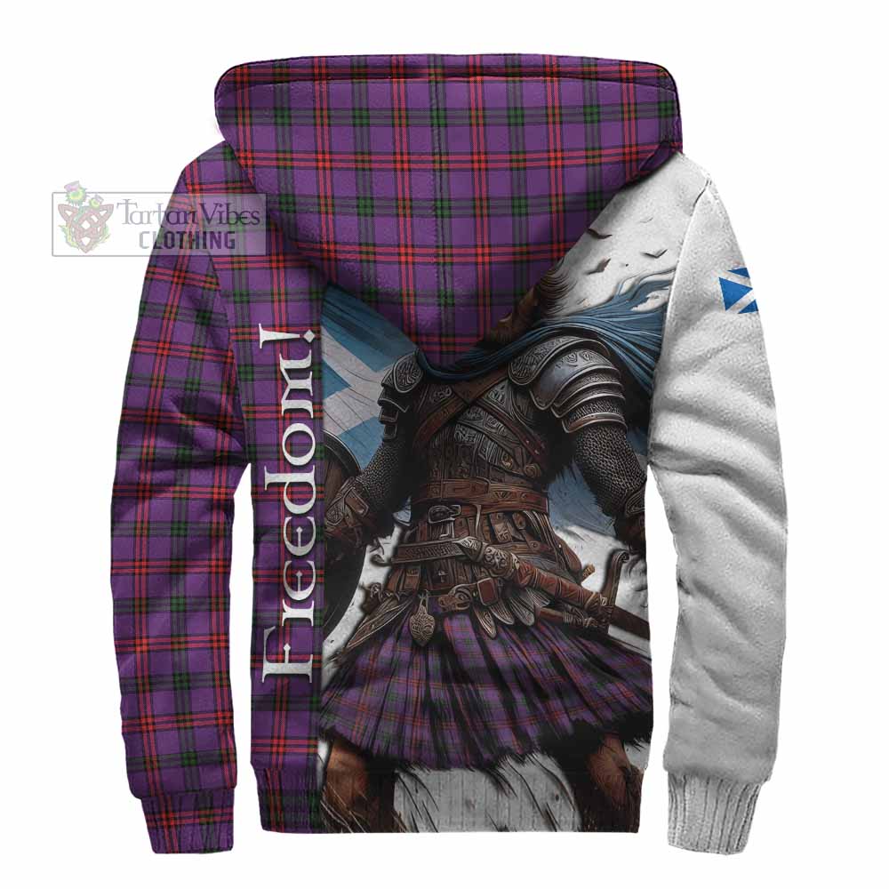 Tartan Vibes Clothing Montgomery Crest Tartan Sherpa Hoodie Inspired by the Freedom of Scottish Warrior