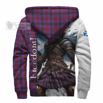 Montgomery Crest Tartan Sherpa Hoodie Inspired by the Freedom of Scottish Warrior