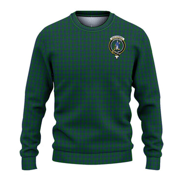 Montgomery Tartan Knitted Sweater with Family Crest