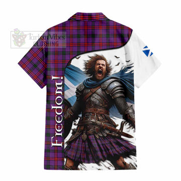 Montgomery Crest Tartan Short Sleeve Button Shirt Inspired by the Freedom of Scottish Warrior