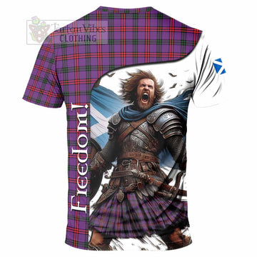 Montgomery Crest Tartan T-Shirt Inspired by the Freedom of Scottish Warrior