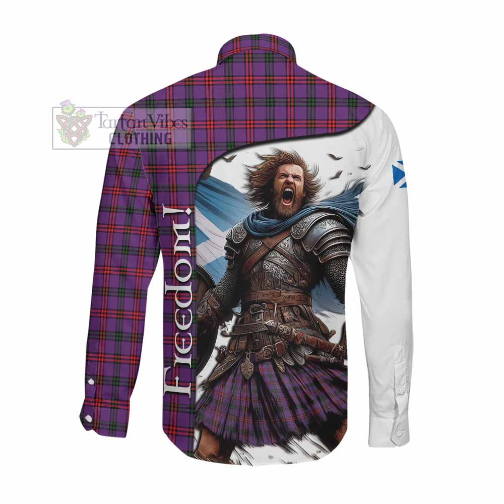 Tartan Vibes Clothing Montgomery Crest Tartan Long Sleeve Button Shirt Inspired by the Freedom of Scottish Warrior