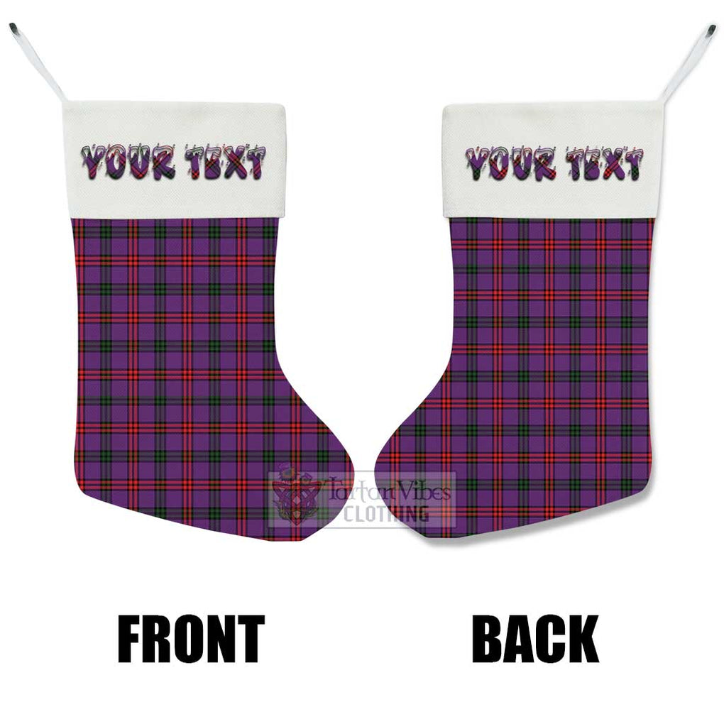 Tartan Vibes Clothing Montgomery Tartan Christmas Stocking with Personalized Text