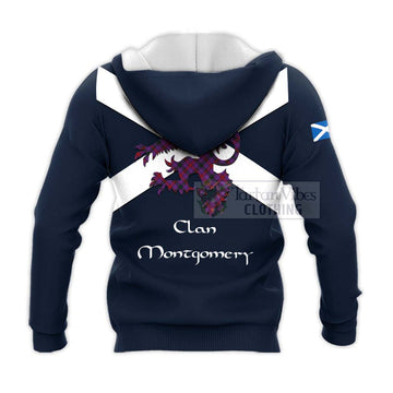 Montgomery Tartan Lion Rampant Knitted Hoodie Proudly Display Your Heritage with Alba Gu Brath and Clan Name