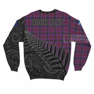 Montgomery Crest Tartan Sweatshirt with New Zealand Silver Fern Half Style