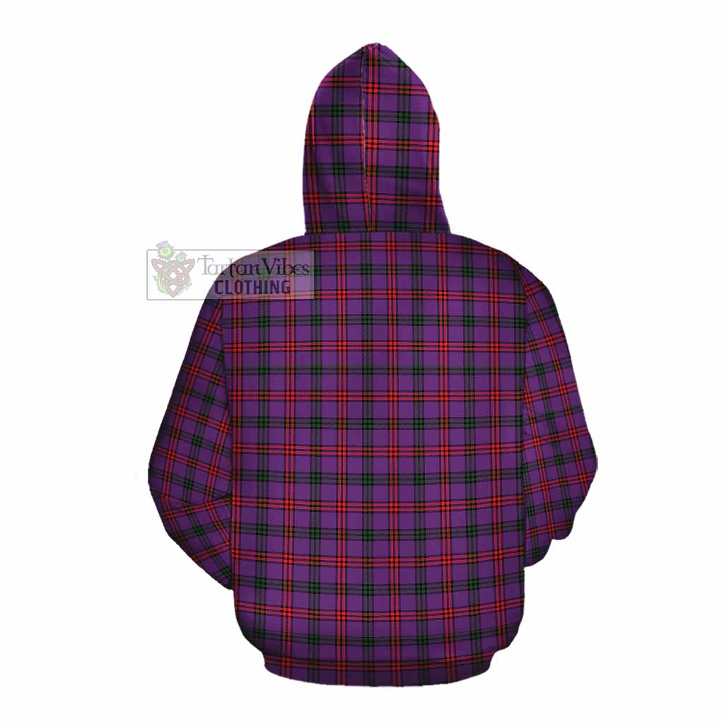 Tartan Vibes Clothing Montgomery Tartan Cotton Hoodie with Family Crest DNA In Me Style