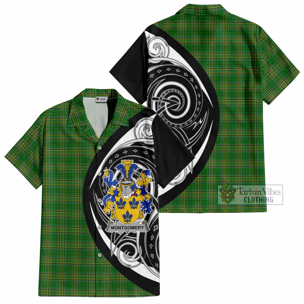 Montgomery Irish Clan Hawaiian Shirt Celtic Circle Style - Tartan Vibes Clothing