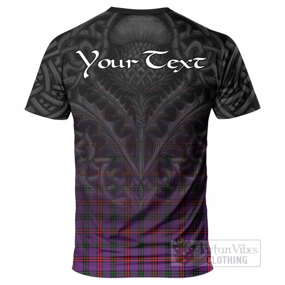 Tartan Vibes Clothing Montgomery Tartan T-Shirt with Family Crest Celtic Thistle Vibes