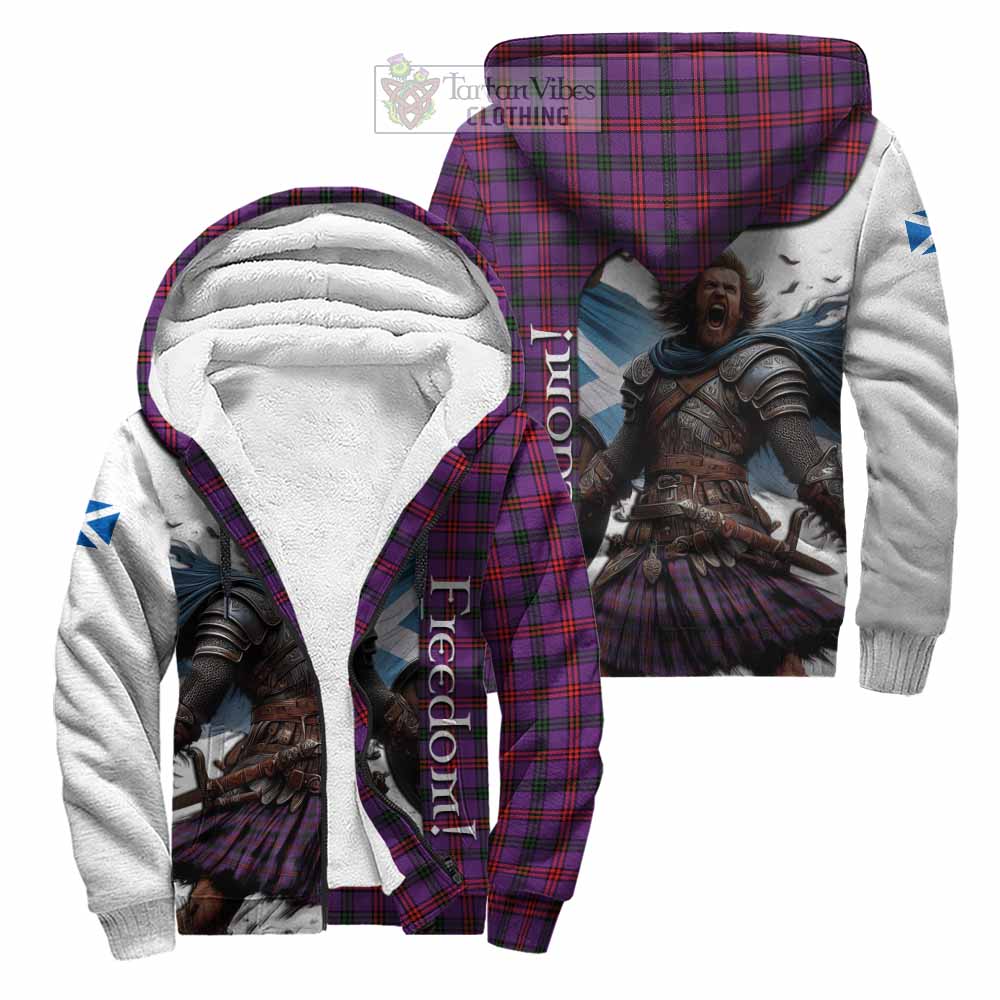 Tartan Vibes Clothing Montgomery Crest Tartan Sherpa Hoodie Inspired by the Freedom of Scottish Warrior