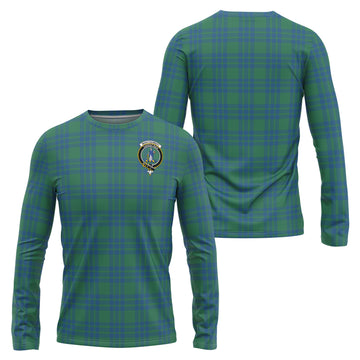 Montgomery Ancient Tartan Long Sleeve T-Shirt with Family Crest