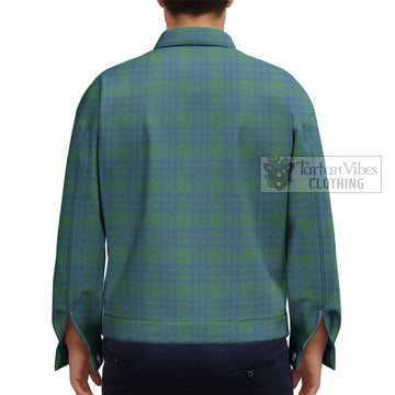 Montgomery Ancient Tartan Unisex Lapel Cotton Jacket