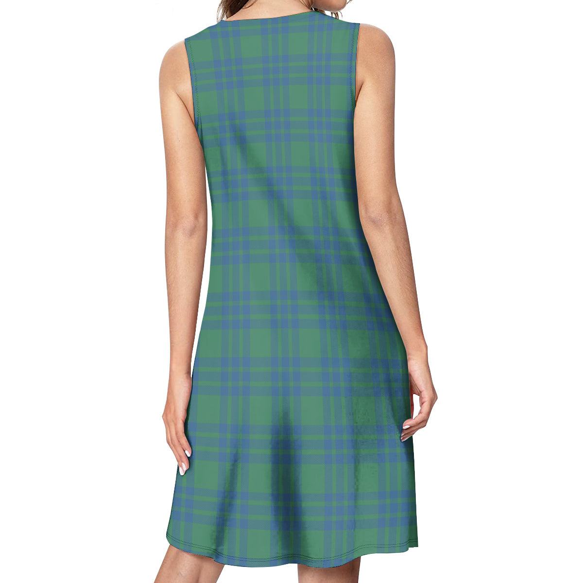 Montgomery Ancient Tartan Womens Casual Dresses - Tartanvibesclothing