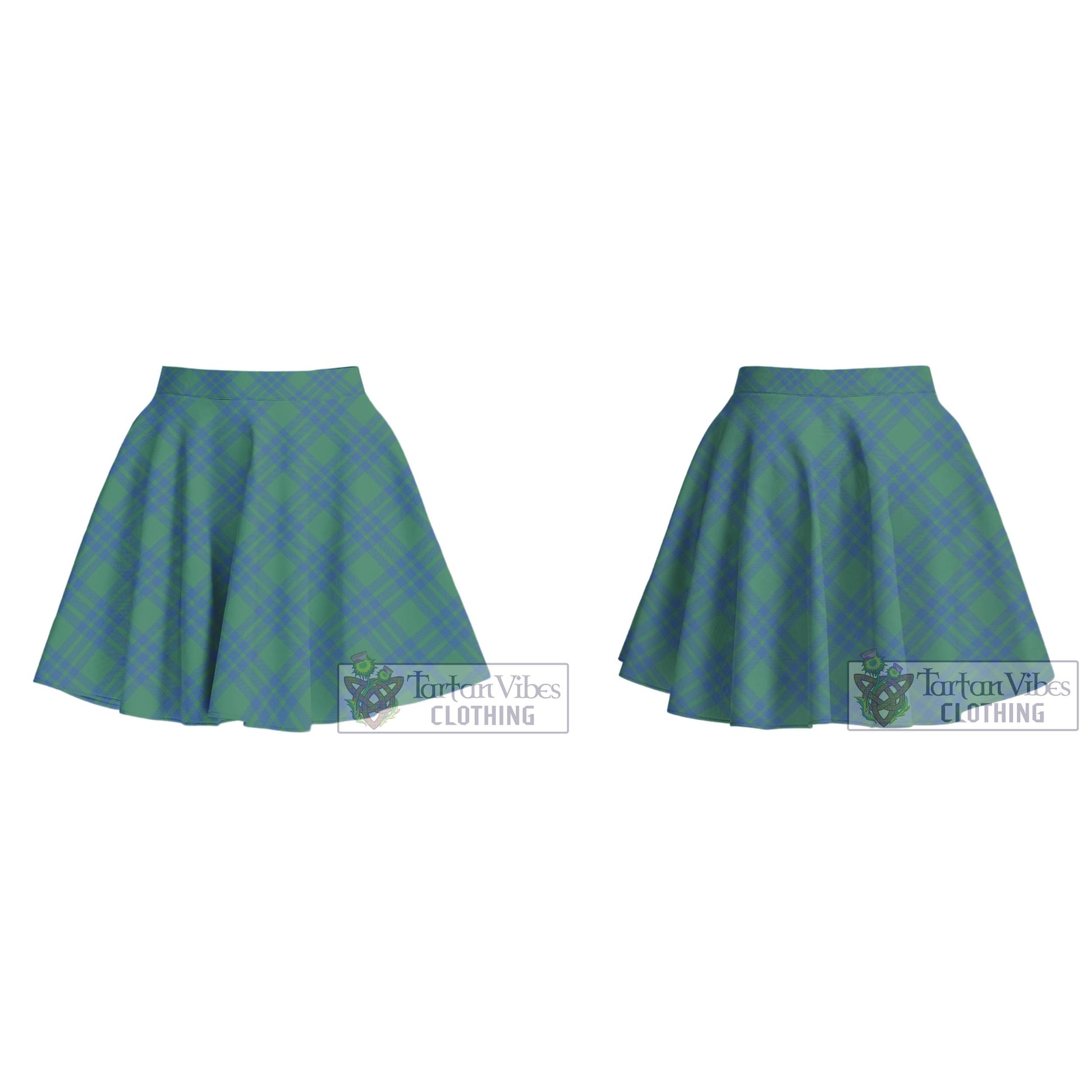 Tartan Vibes Clothing Montgomery Ancient Tartan Women's Plated Mini Skirt