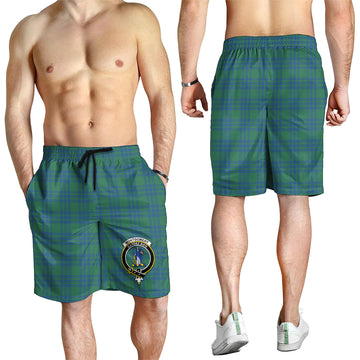 Montgomery Ancient Tartan Mens Shorts with Family Crest