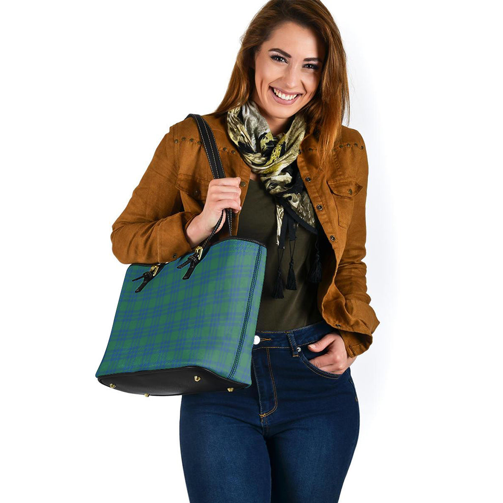 montgomery-ancient-tartan-leather-tote-bag