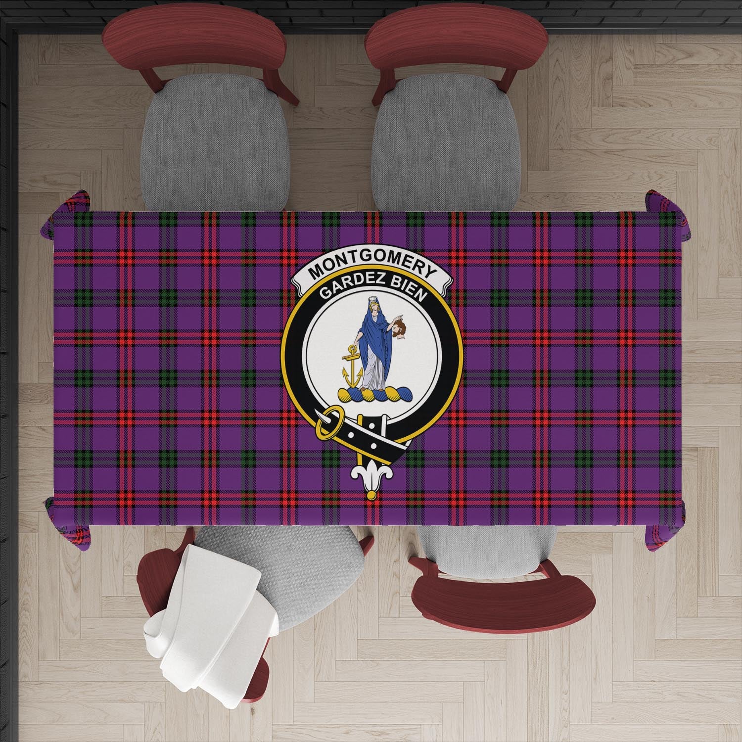 montgomery-modern-tatan-tablecloth-with-family-crest