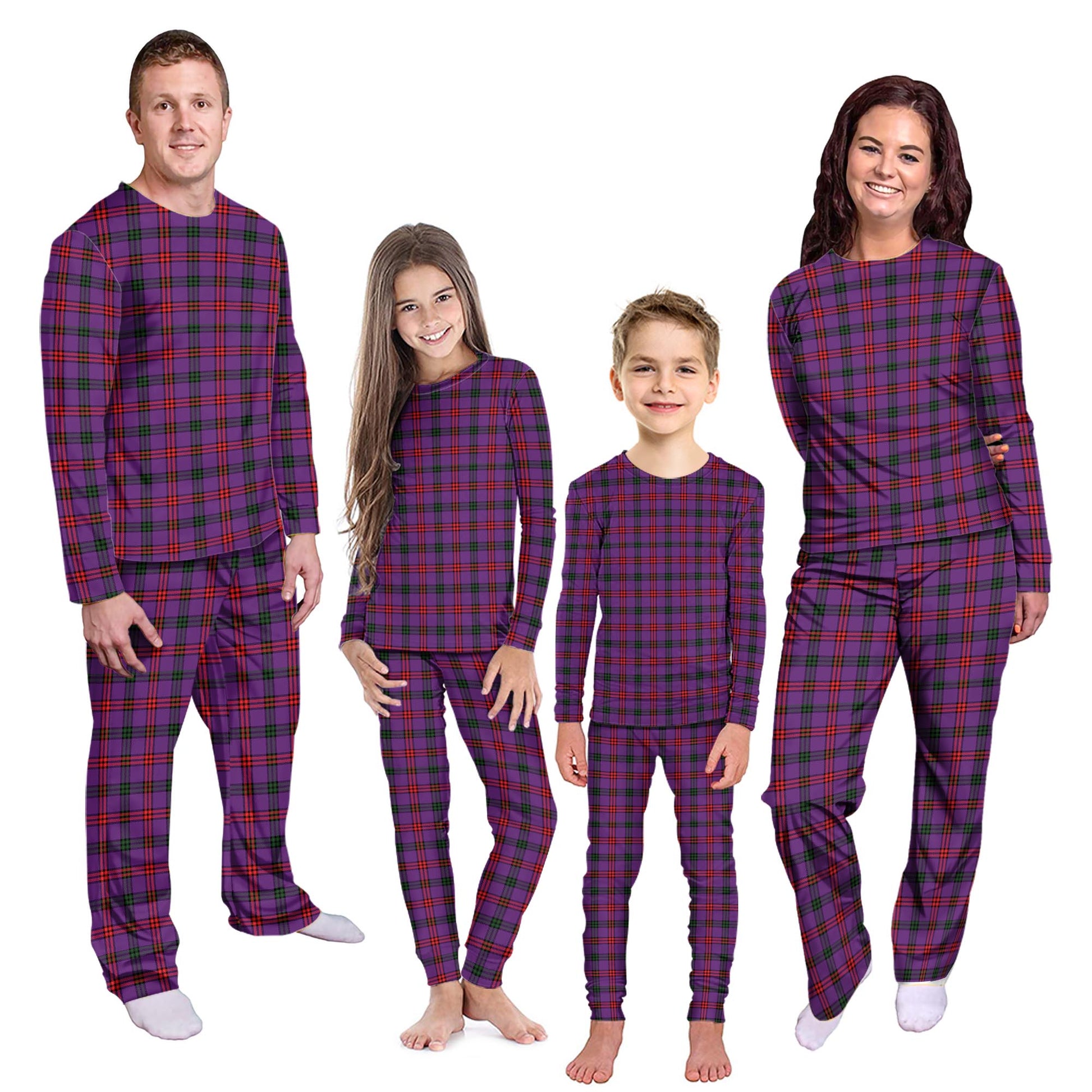 Montgomery Tartan Pajamas Family Set Kid - Tartan Vibes Clothing