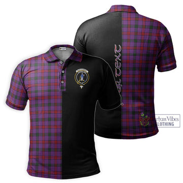 Montgomery Tartan Polo Shirt with Family Crest and Half Of Me Style