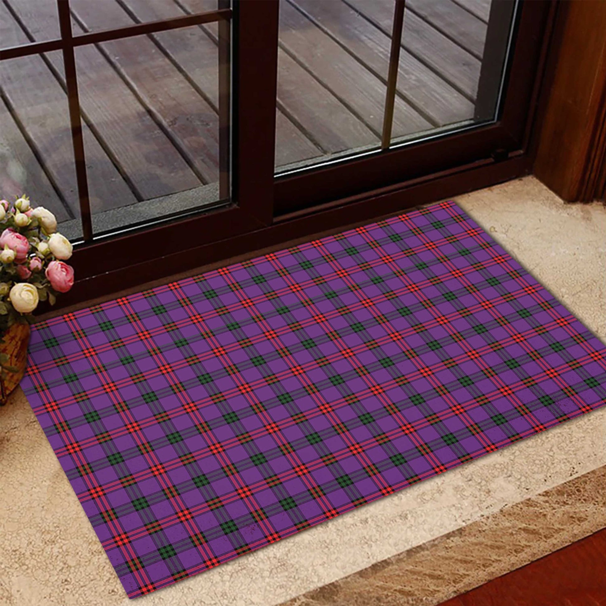 Montgomery Modern Tartan Door Mat - Tartanvibesclothing