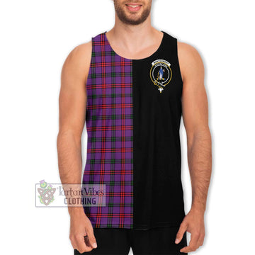 Montgomery Tartan Men's Tank Top with Family Crest and Half Of Me Style